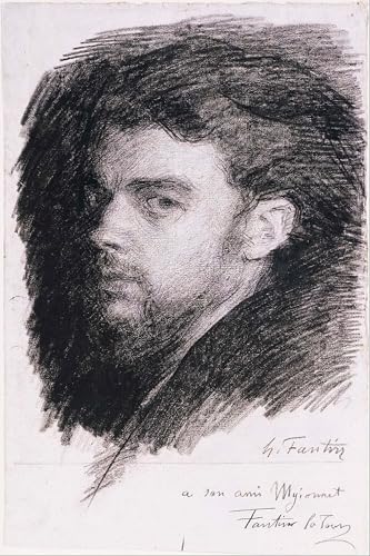Affiche autoportrait Fantin-Latour pour sublimer un bureau élégant