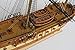 HMS Surprise Scale 1/75 925mm 36.4'' High End Version Wooden Model Ship Kit and 4 Lift Boat
