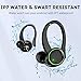 SGNICS for Huawei Honor 30 Pro Bluetooth 5.3 Headphones 3D Stereo with Earhook, 40H Touch Control Over Ear Headphones, IP7 Waterproof Earphones Built-in Mic for Running Workout Sport
