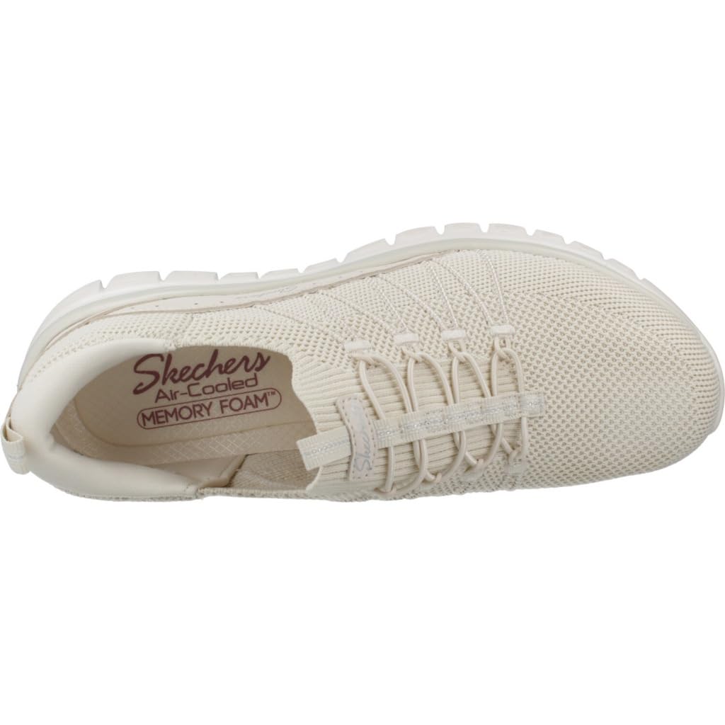 Skechers Graceful - Picture Mujer, Carbón, 39.5 EU