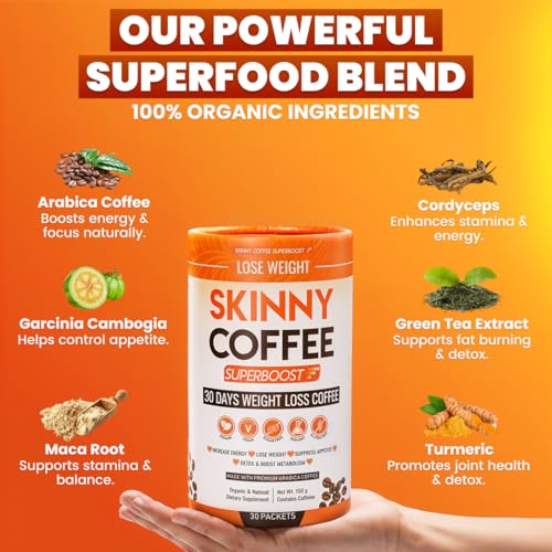Skinny Coffee Super Boost (90 Servings)