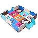 MQIAOHAM Foam Puzzle Alfombra de juego con bordes Kids Multi-Color Safe Baby Playground Soft Padded Floor Protection Alfombra de alta calidad EVA Foam Interlocking Tiles no tóxico P009B3010