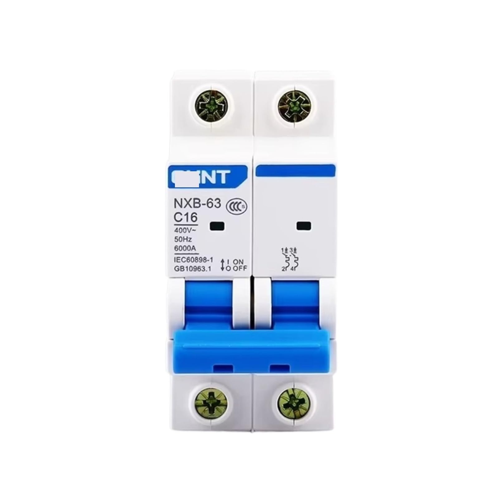 2P AC krzywa 400V 10A 16A 20A 25A 32A 40A 63A DZ47 szyna Din wyłącznik
