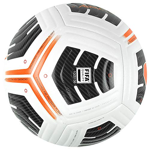 Nike Cu8038-101 Nk Acdmy Pro - Team Fifa Sz 5 Recreational Soccer Ball Unisex-Adult White/Black/(Total Orange) 5 #TOP1