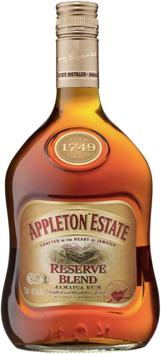 Appleton Estate Reserve Blend Rum (1 x 0,7 l) – 8 Jahre gereifter Jamaika-Rum, 43% Vol.