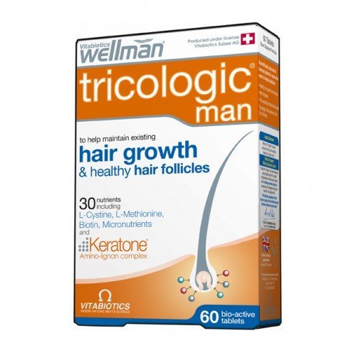 Vitabiotic Wellman Tricologic 60 Tablets - CLF-VIT-TRC60 by Vitabiotic