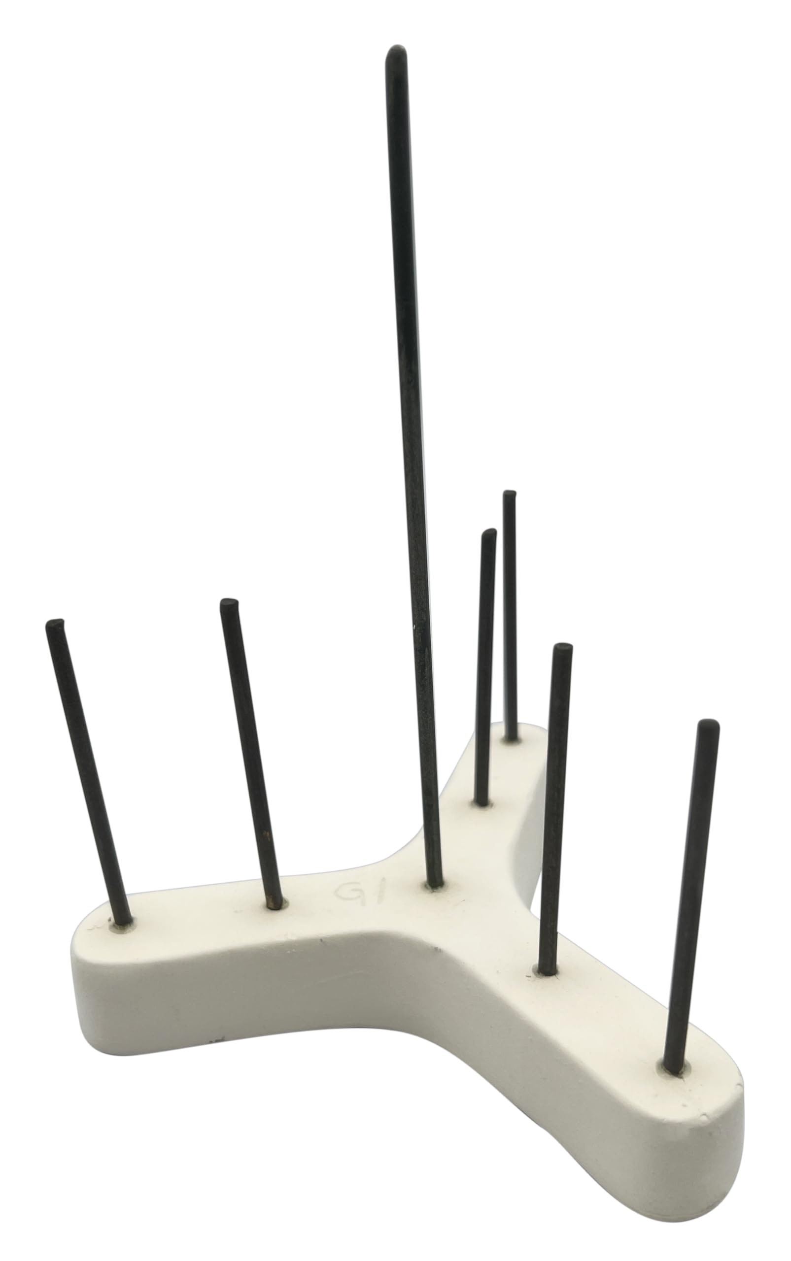 Ceramic Doll Stilt for Kiln Firing of Tall Ceramic and Pottery Pieces - Includes 7 Rods with 4