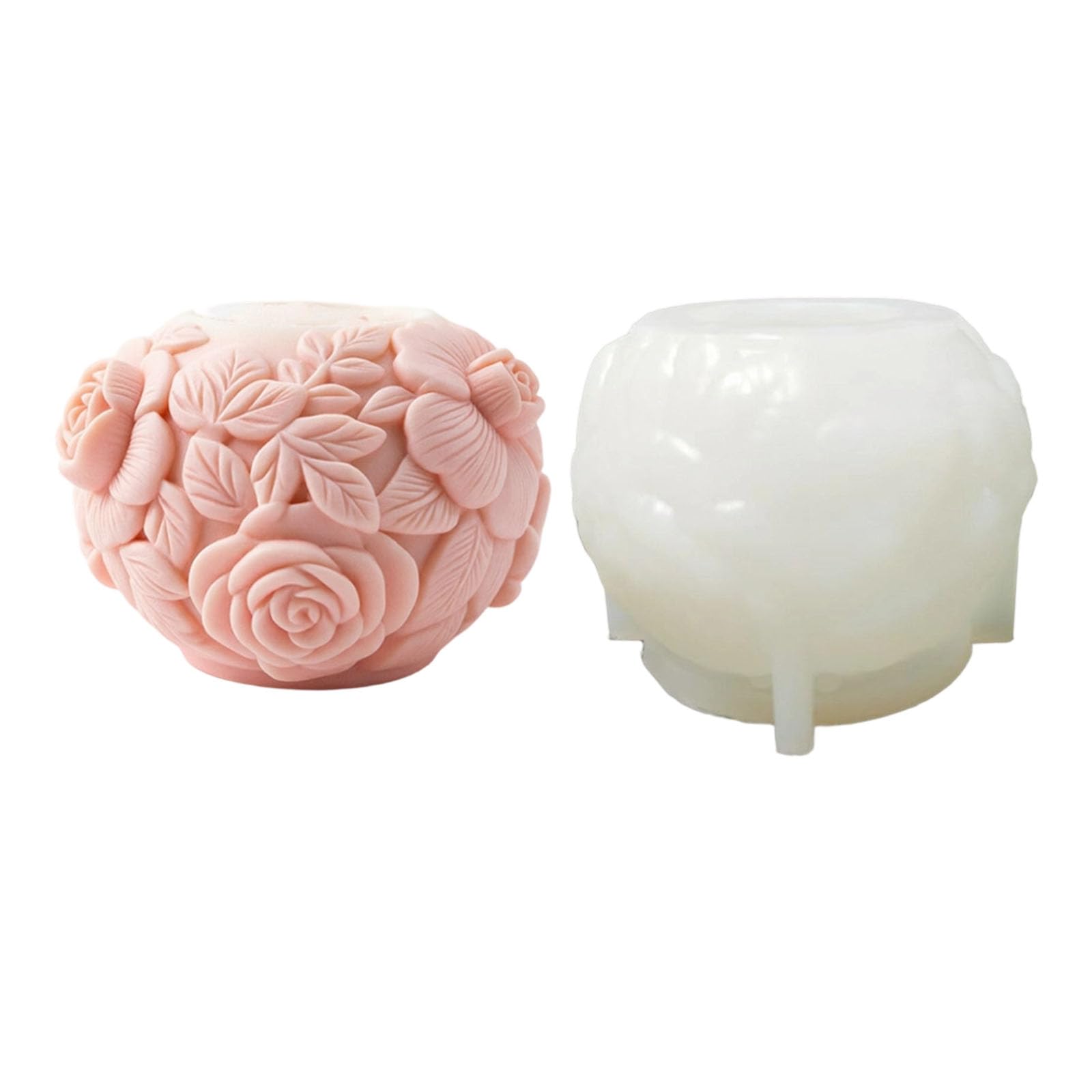 Whoasyst Detailed Rose Designs Silicone for Creating Beautiful Decorative Home Making