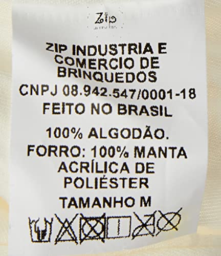 Zip Gorro Malha Forrado, Cru