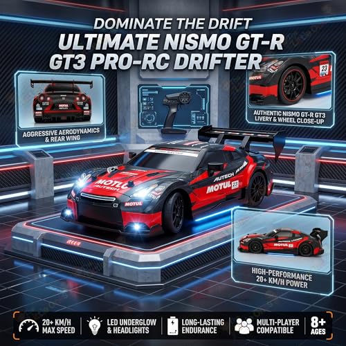Image of The Little Ones 4x4 Rc Drifting Car - Rc Drift Cars High Speed Remote Control Drift Car 2.4GHz Remote Control Drift Stunt Off Road Cars 360 Rotation Toys for Kids & Adults Boys & Girls [Blaze X]