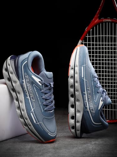 Image of Action | Athleo | TURBO-1106 | Men's | Lace-Up | Running | Shoes | Trendy | Lightweight | Comfortable | Durable | Sports | Shoes