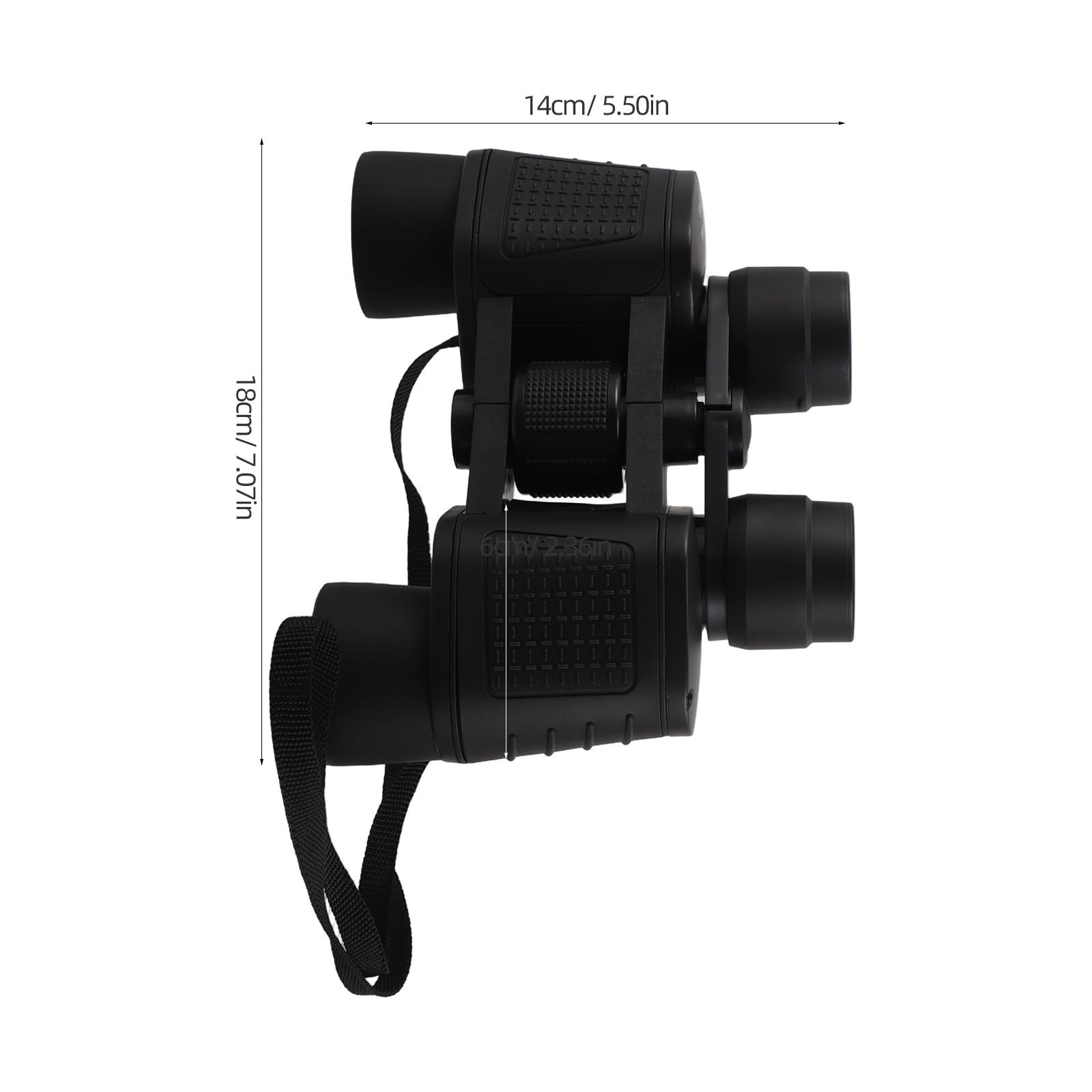 Binocolo per Visione Notturna Leggero e Resistente con Misuratore di Distanza, Lente Ottica 80x80, per Caccia e Campeggio All'aperto