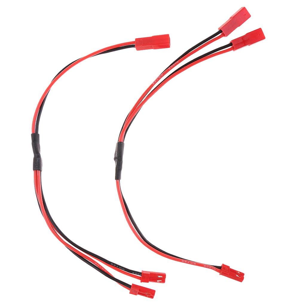ATORSE 2Pcs Rc Lipo Battery Cable Male & Female 1:2 Y Splitter 20Awg Jst Connector-image-44