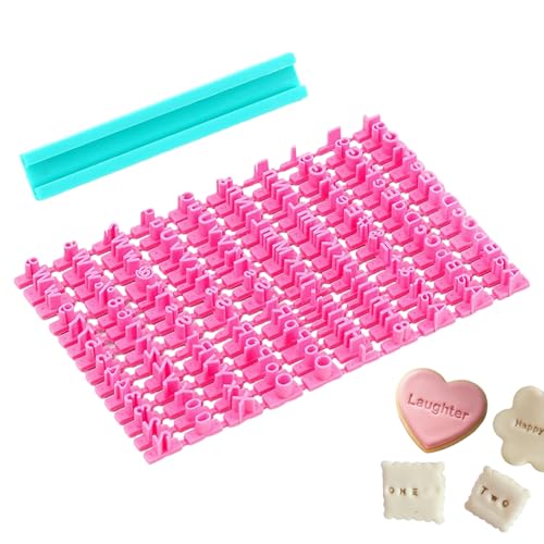 Alphabet Letter Stamps Embossing Mould Set for Cookies Fondant Clay