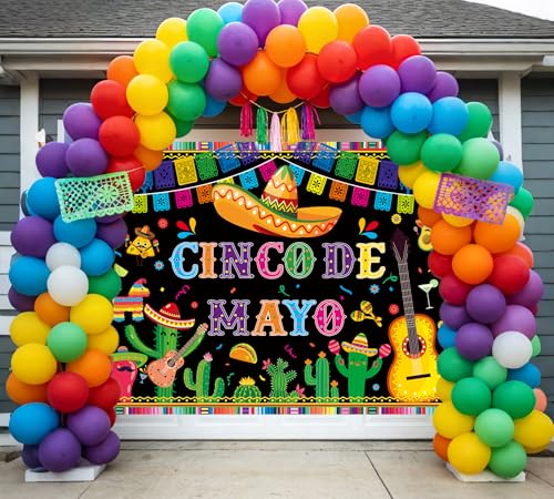 Fondo Fotográfico Cinco de Mayo 82x59 pulgadas miniatura 5