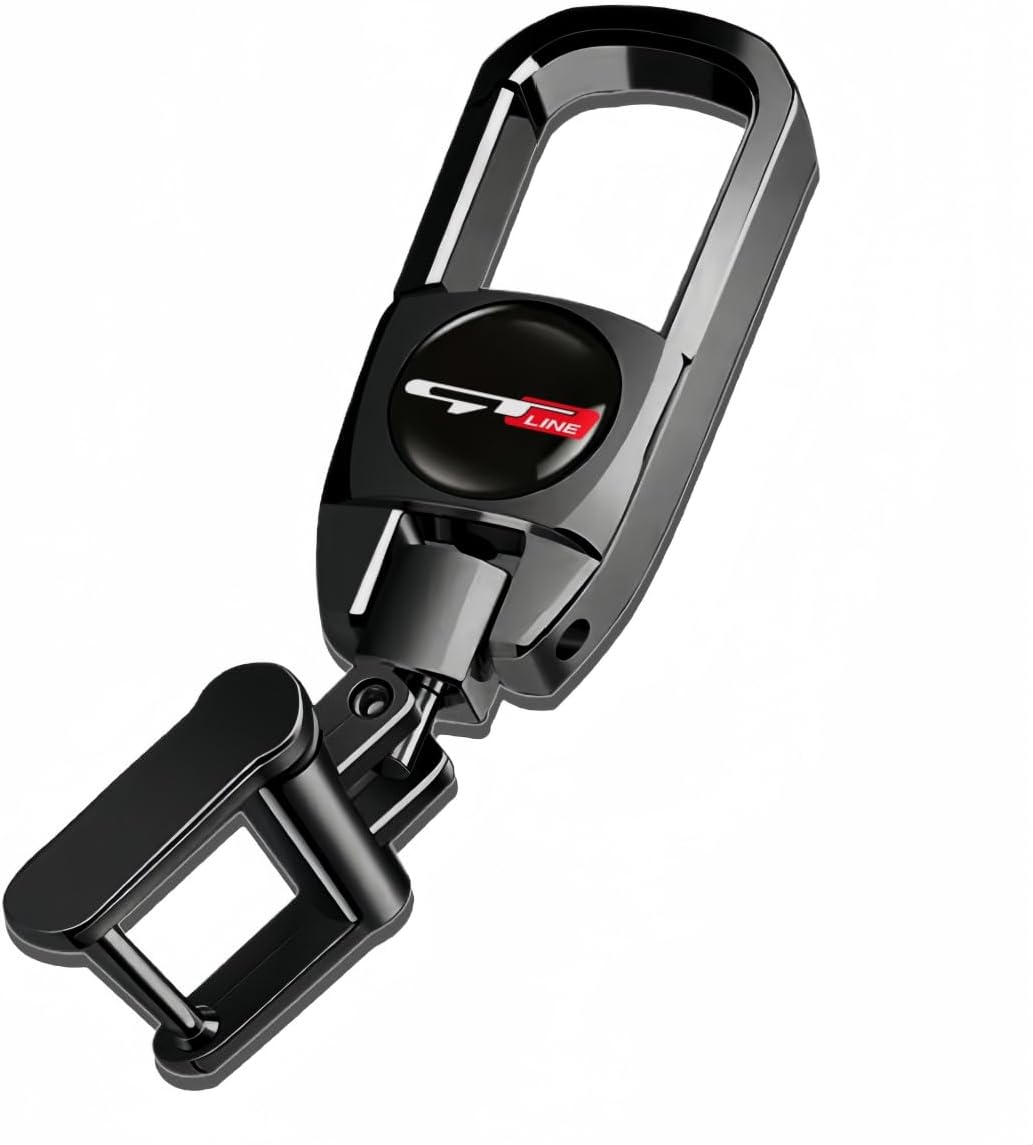 Car keychain keyring Premium alloy Compatible with GT Line Key accessories