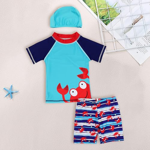 Maillot de bain anti-UV pour bébé avec fermeture éclair et capuchon - 3