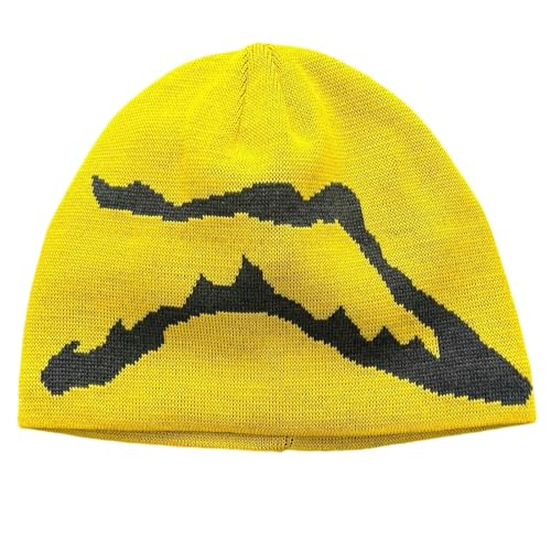 Bonnet tricoté tendance motif géométrique pull pour homme et femme tendance hiver