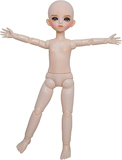 Proudoll 1/6 BJD Doll 30cm - 12" Ball Jointed SD, 18 Move Joints Action Figure, PVC DIY Body, Customizable, Handmade Makeup (Callie)