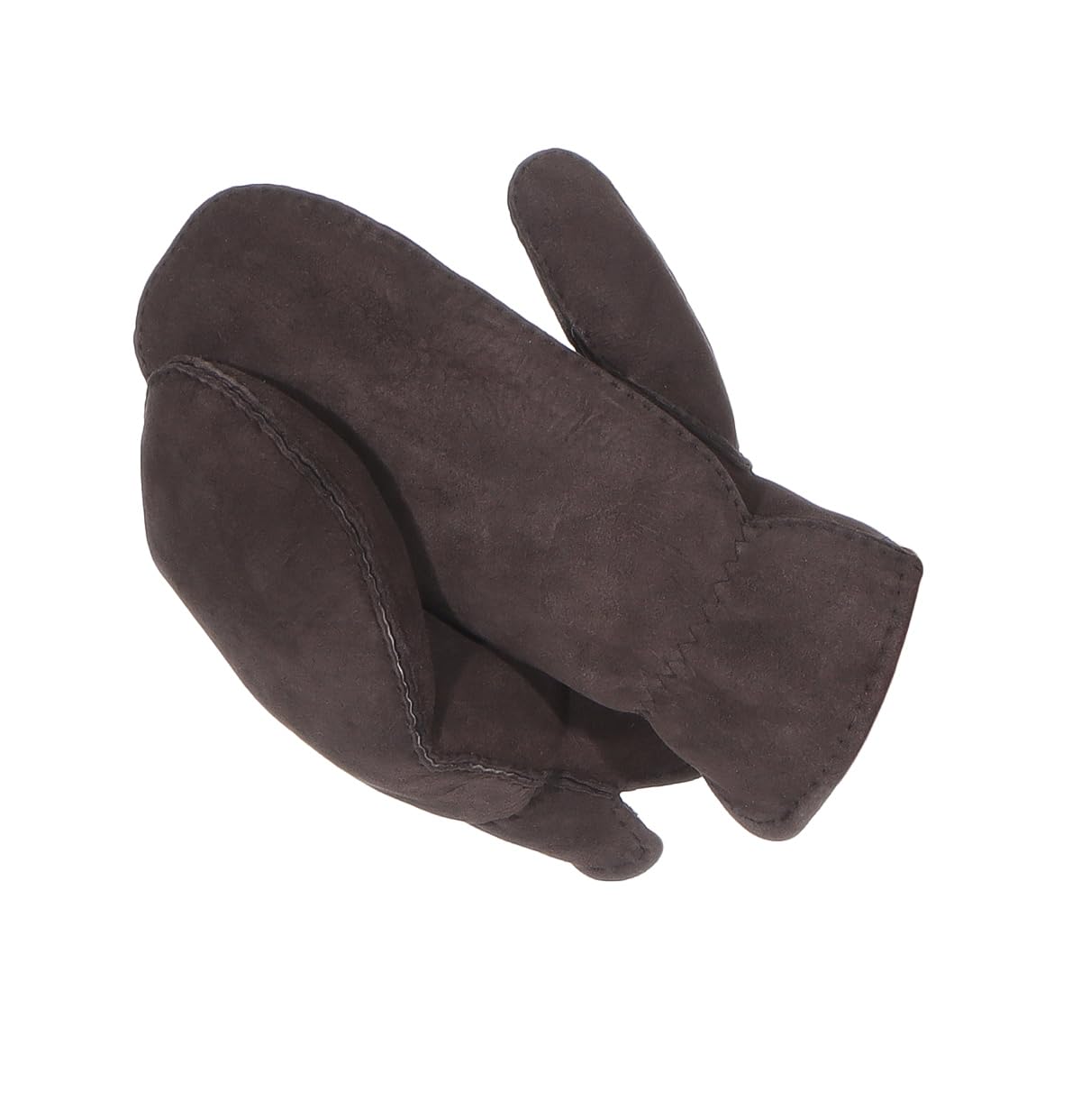 Harrys-Collection Herren Handschuhe Fäustlinge aus Lammfell mit Gummizug