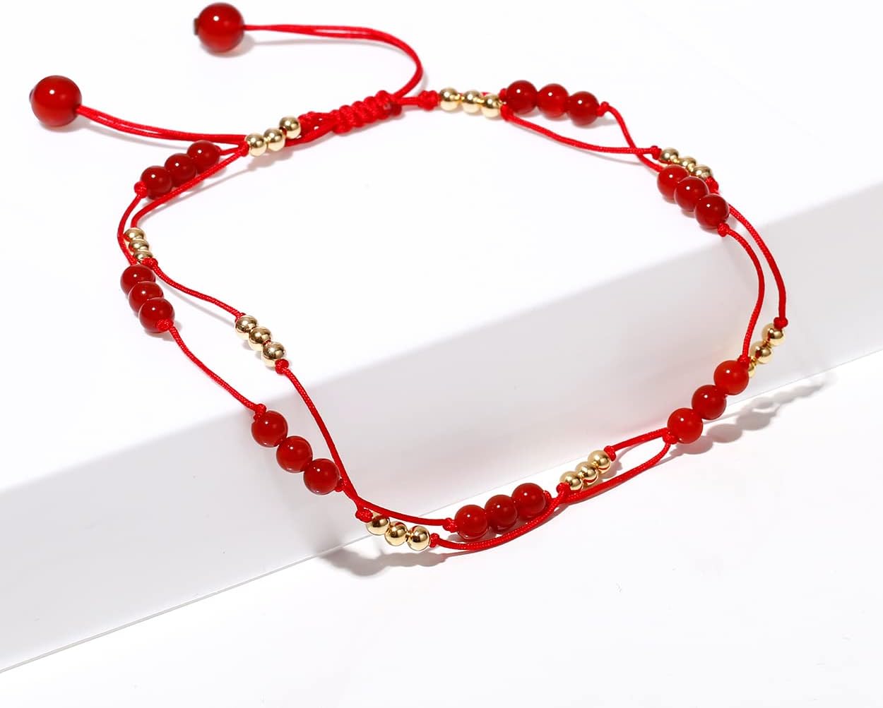 7 Chakra Ankle Bracelets for Women Double Layer Bracelet Healing Crystals Anti Anxiety Crystal Beads Bracelet Bring Good Luck - Image 3