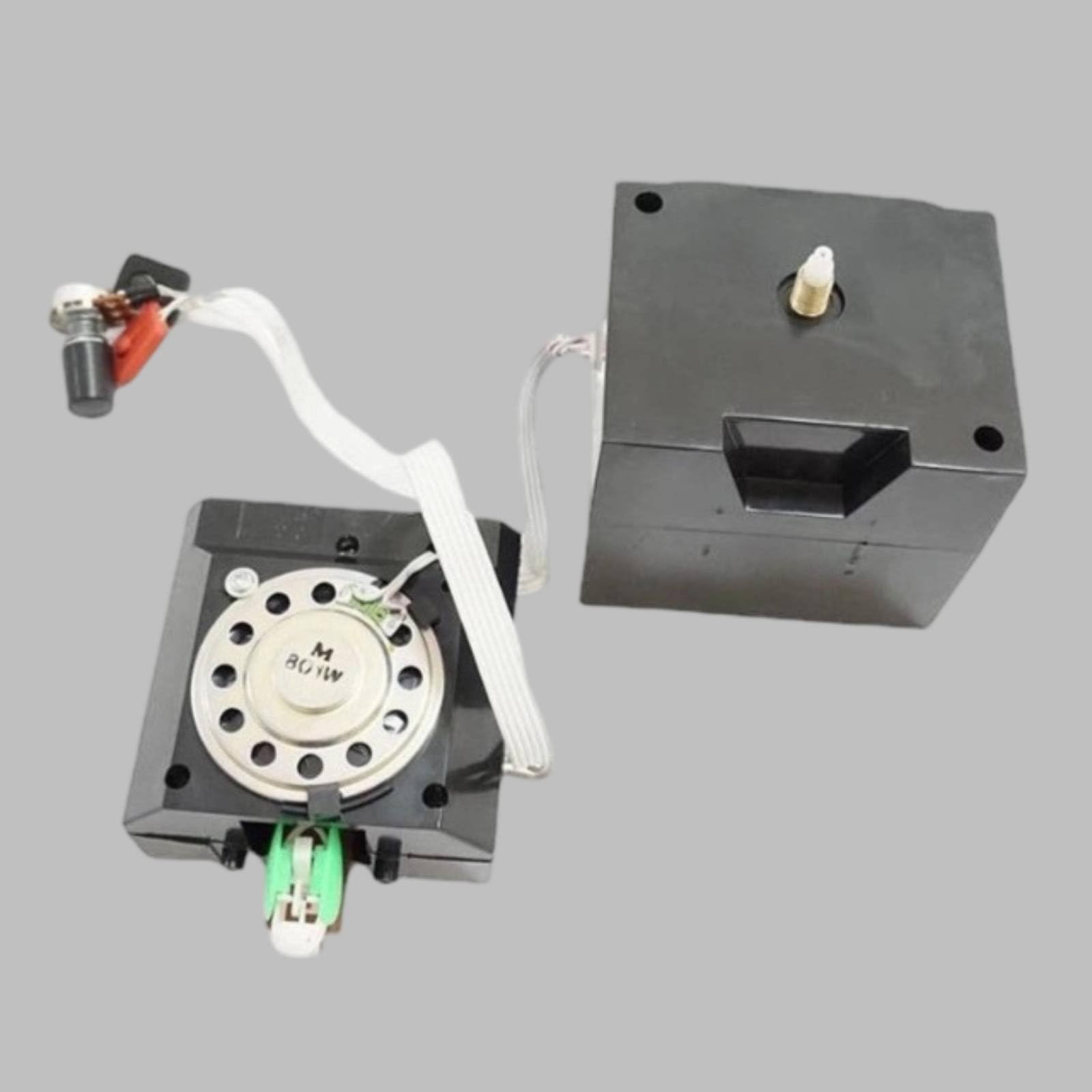 Kit de remplacement pour horloge murale à coucou avec connecteur coordonné et fonction carillon fiable, convient pour les salons, chambres, lieux de travail
