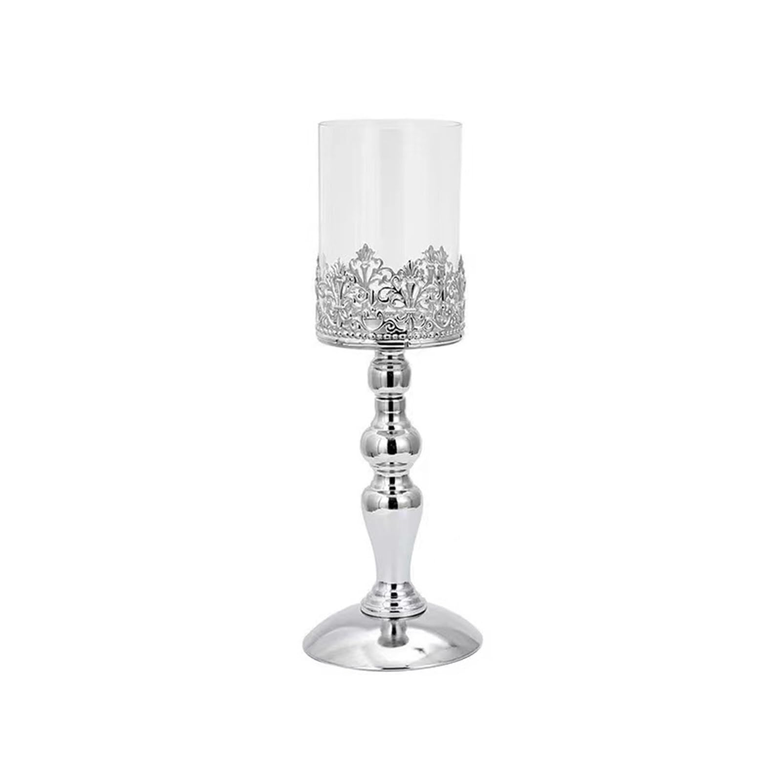 Buxuaaaa Metal Holder for Pillar Metal Base Centerpieces Candlesticks Wedding Parties Home Decorations Wedding Candlesticks Decorations