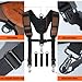 WELKINLAND Heavy Duty Tool Belt Suspender, Comfy Padded Tool Belt Suspenders, RipStop Construction Tool Belts Suspender, Fully-Adjustable Tool Belts Suspenders For Men, Carpenter Belt Suspender