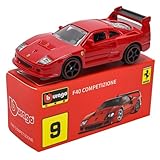 Bburago 1:64 Scale Ferrari Series Model Collection Race Diecast Metal Model Car (F40 COMPETIZIONE)