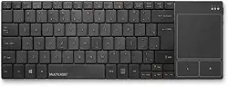 Teclado para Smart TV sem Fio com Touch Pad, Multilaser, Windows, Preto