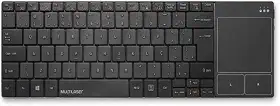 Teclado para Smart TV sem Fio com Touch Pad, Multilaser, Windows, Preto