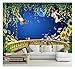 XLMING Fotopapier Tapete Engel zum Senden des Segens 3D Stereo Balkon Raum Hintergrund Aufkleber Kinderzimmer Schlafz fototapete 3d effekt tapete Wohnzimmer Schlafzimmer Hintergrundbild-300cm×210cm