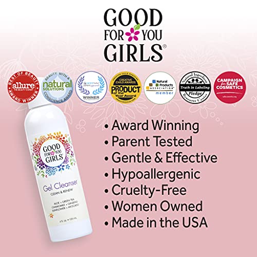 Good For You Girls Gel Facial Cleanser With Aloe, Chamomile, Ginseng, Vitamin E, 4 Fl Oz #TOP2