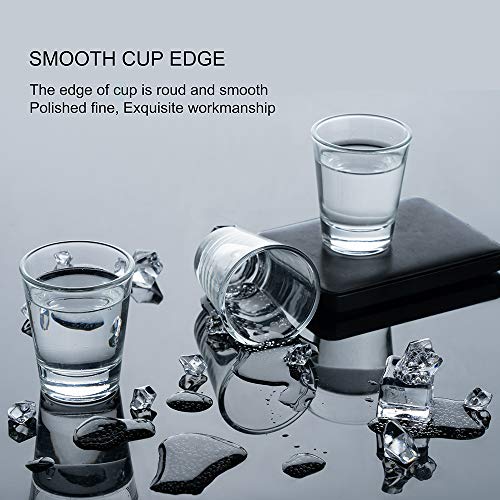 Lululove 1.5 Ounce Shot Glasses Set With Heavy Base, 24 Pack Clear Shot Glass #TOP2