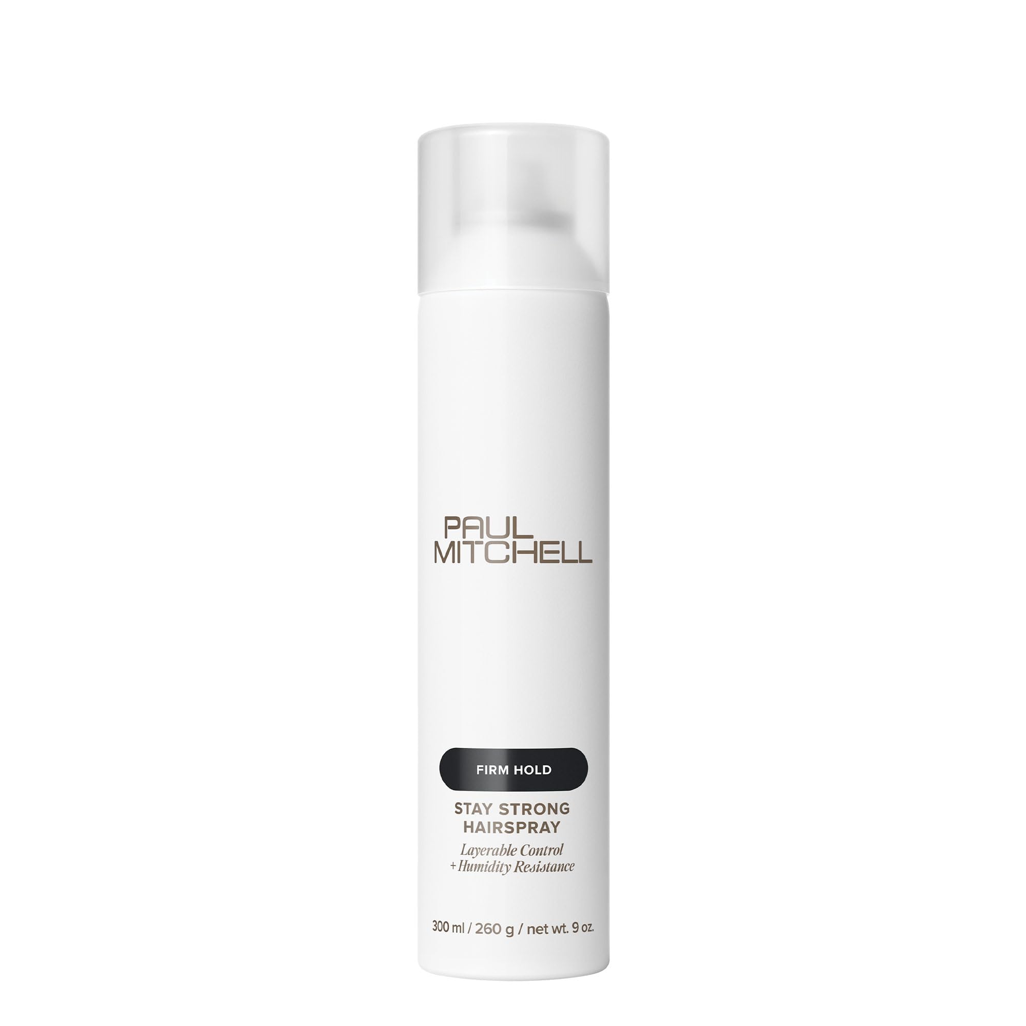 Paul Mitchell Stay Strong Hairspray, Layerable Control + Humidity Resistance, For All Hair Types, 9 oz
