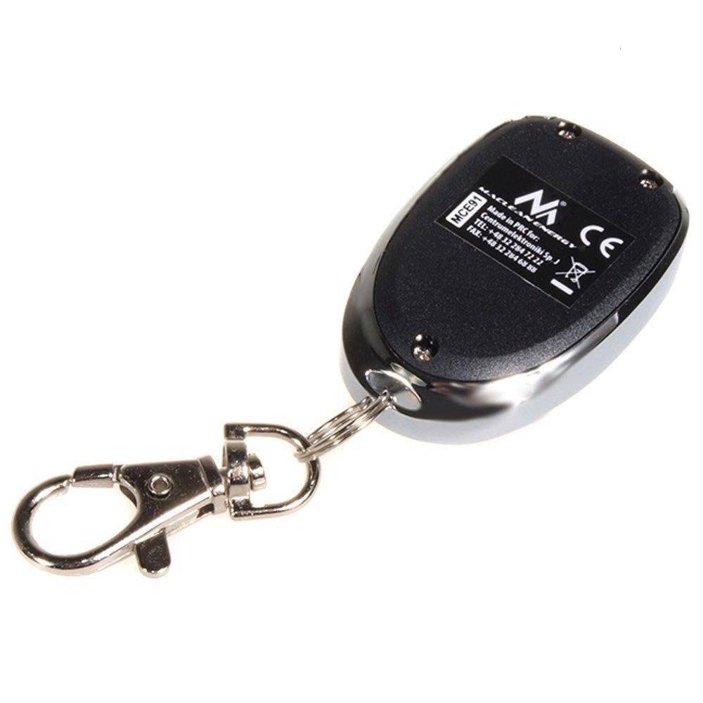 Maclean MCE91 Nice-One, Nice-Flors, DiTEC, V2 Programmable Remote 433,92 MHz, Black/Silver - Image 2