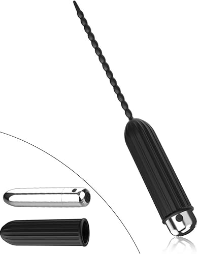 Miniatura 1 de Dilatador de silicona uretral Sonidos Dilatador de pene para hombres, vibrador de estiramiento de catéter con modos multifrecuencia masajeador