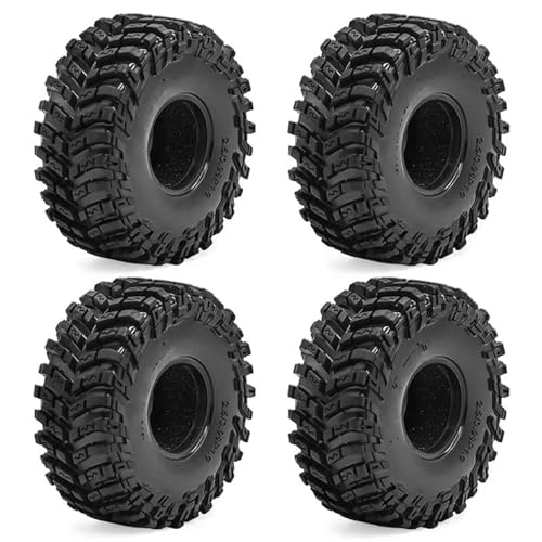 Pneus Tout-Terrain 1 Pouce en Caoutchouc Souple pour Mini Crawler RC 1/18 et 1/24