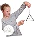 DECHOUS 5sets Boy Girl Musical Instrument Triangle Iron Percussion for Boys and Girls Tone