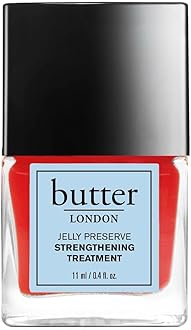 Nail Strengthener for Damaged Nails, Jelly Preserve - Translucent Finish Nail Polish Strengthens, Nourishes & Rejuvenates Nail Beds & Roots - Nail Care Products
