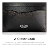 COACH Mens Flat Card Case