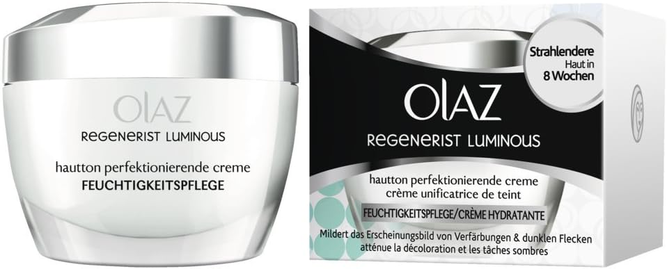 Olaz Regenerist 50 ml Luminous Skin Tone Perfecting Cream, 1 Pack (1 x 1 Item)