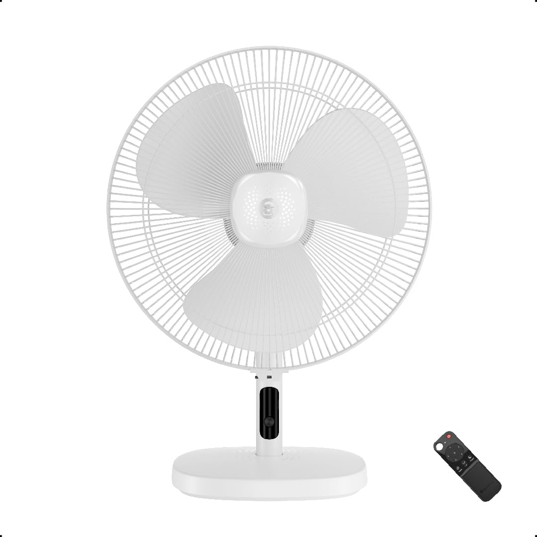 atomberg Renesa 400mm Table Fan White Snow White - Image 1