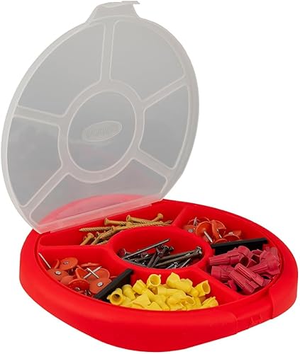 Miniatura 3 de Bucket Boss - Organizador de piezas pequeñas para asiento de cubo, organización de cubos (10010), color rojo