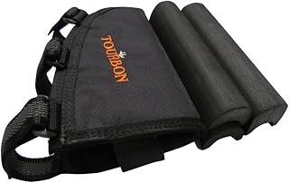 Tourbon Tactical Adjustable Rifle Cheek Rest Buttstock Cartridge Holder