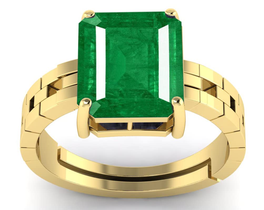 BALATANK�Certified 8.50 ratti / 7.40 Carat Emerald Panna Gemstone Ring For Womens and Mens (B09TVVZML4) Amazon Price History, Amazon Price Tracker
