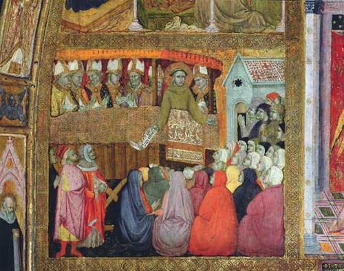 Impressions d'art Mural Promulgue l'indulgence Ilario Da Viterbo Tableau Vintage 60x90