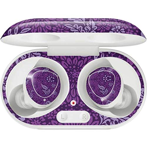 Skinit Decal Audio Skin Compatible with Galaxy Buds+ - Officially Licensed Originally Designed Radiant Orchid Floral Design