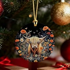 White-wildflower Animal Ornament 01