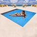 Mumu Sugar HONGVI Sand Free Beach Blanket, Quick Drying Ripstop Nylon Compact Outdoor Beach Mat Best Sand Proof Beach Mat for Travel, Camping, Hiking and Music Festivals(82" X79")